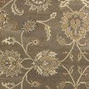 Rugs Modern Area Rugs - 96" X 126" X 0.'5" Coffee Wool Rug HomeRoots