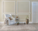 Rugs Modern Rugs - 106" X 158" X 0.'25" Natural Polyester Rug HomeRoots