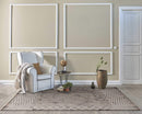 Rugs Modern Rugs 94" X 130" X 0.'25" Natural Polyester Rug 4848 HomeRoots