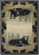 Rugs Natural Area Rugs 47" x 63" x 0.45" Natural Polypropylene Accent Rug 9414 HomeRoots