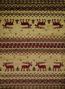 Rugs Natural Fiber Rugs 22" x 26" x 0.4" Natural Polypropylene Accent Rug 6641 HomeRoots
