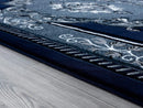 Rugs Navy Blue Area Rug - 6 x 90" x 0.53" Nave Olefin/Polypropylene Area Rug HomeRoots