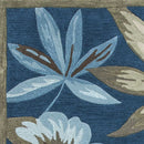 Rugs Ocean Rug - 5' x 7'6" Polyester Ocean Area Rug HomeRoots