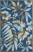 Rugs Ocean Rug - 8' x 10'6" Polyester Ocean Area Rug HomeRoots