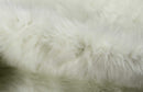 Rugs Off White Rug - 63" x 90" Off White, Faux Hide - Area Rug HomeRoots