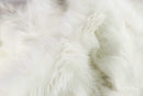 Rugs Off White Rug - 72" x 72" x 1.5" Off White Octo Faux Sheepskin - Area Rug HomeRoots