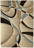 Rugs Outdoor Runner Rug 31" x 88" x 0.47" Beige Polypropylene Runner Rug 8368 HomeRoots