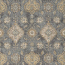 Rugs Patio Rugs - 27" X 90" X 0.'5" Slate Grey Wool Rug HomeRoots