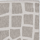 Rugs Patio Rugs - 39" X 59" X 0.'25" Ivory/Grey Polypropylene Rug HomeRoots