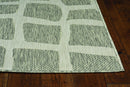 Rugs Patio Rugs - 47" X 31" X 0.'25" Ivory/Grey Polypropylene Rug HomeRoots