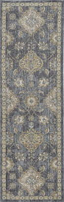 Rugs Patio Rugs - 63" X 91" X 0.'5" Slate Grey Wool Rug HomeRoots