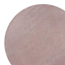 Rugs Pink Rug - 8' Round Polyester Rose Pink Area Rug HomeRoots