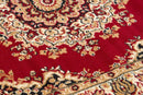 Rugs Red Rug - 33" x 39" x 0.31" Red Polypropylene Accent Rug HomeRoots