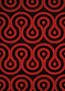 Rugs Red Rug 63" x 86" x 0.4" Red Olefin Area Rug 7611 HomeRoots