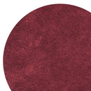 Rugs Red Rug - 8' Round Polyester Red Area Rug HomeRoots