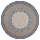 Rugs Round Area Rugs 7' Round UV-treated Polypropylene Spa Area Rug 4113 HomeRoots