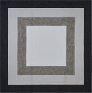 Rugs Round Area Rugs 7' Square UV-treated Polypropylene Charcoal Area Rug 4116 HomeRoots