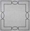 Rugs Round Area Rugs 7' Square UV-treated Polypropylene Oatmeal Area Rug 4106 HomeRoots