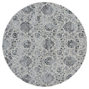 Rugs Round Area Rugs 94" x 94" x 0.31" Onyx Olefin Round Rug 8287 HomeRoots