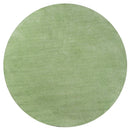 Rugs Round Rugs - 6' Round Polyester Spearmint Green Area Rug HomeRoots