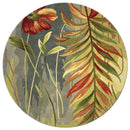 Rugs Round Rugs - 7'6" Round Wool Multicolor Area Rug HomeRoots