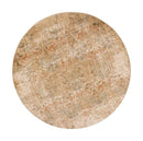 Rugs Round Rugs - 7'7" Round Polypropylene Champagne Area Rug HomeRoots
