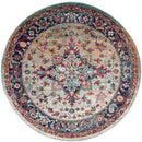 Rugs Round Rugs - 94" x 94" x 0.4" Multi Olefin Round Rug HomeRoots