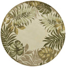 Rugs Round Wool Rug 7'6" Round Wool Ivory Area Rug 158 HomeRoots