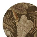 Rugs Round Wool Rug - 7'6" Round Wool Mocha Area Rug HomeRoots