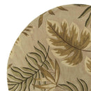 Rugs Round Wool Rug - 7'6" Round Wool Sand Area Rug HomeRoots