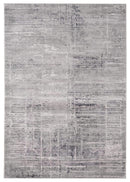 Rugs Rug Store - 23" x 36" x 0.39" Grey Viscose/Polyester Accent Rug HomeRoots