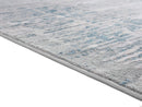 Rugs Rug Store - 6 x 86" x 0.39" Blue Viscose/Polyester Area Rug HomeRoots