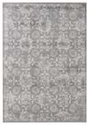Rugs Rug Store 6 x 86" x 0.39" Grey Viscose/Polyester Area Rug 6823 HomeRoots