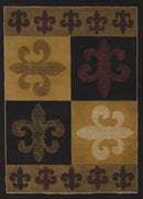 Rugs Rugs 63" x 86" x 0.4" Olive Polypropylene Area Rug 8172 HomeRoots