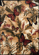 Rugs Rugs For Sale 63" x 86" x 0.31" Multi Polypropylene Area Rug 9493 HomeRoots