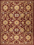 Rugs Rugs Near Me 63" x 86" x 0.3" Scarlet Olefin Area Rug 1428 HomeRoots