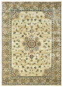 Rugs Rugs USA - 23" x 39" x 0.13" Ivory Viscose Accent Rug HomeRoots