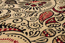 Rugs Rugs USA - 23" x 39" x 0.31" Ivory Polypropylene Accent Rug HomeRoots