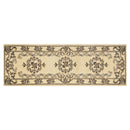 Rugs Runner Rugs - 2'2" x 7'11" Runner Polypropylene Ivory/Blue Area Rug HomeRoots