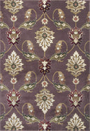 Rugs Runner Rugs - 2'2" x 7'11" Runner Polypropylene Plum Area Rug HomeRoots
