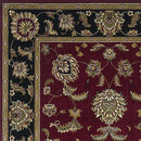 Rugs Runner Rugs - 2'2" x 7'11" Runner Polypropylene Red/Black Area Rug HomeRoots