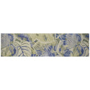 Rugs Runner Rugs - 2'6" x 10' Runner Wool Blue/Green Area Rug HomeRoots