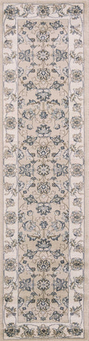 Rugs Runner Rugs - 2' x 7'7" Runner Polypropylene Beige/Ivory Area Rug HomeRoots