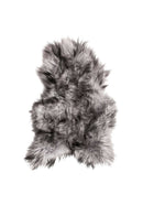 Rugs Silver Rug - 24" x 36" x 2" Metallic Silver Sheepskin Single Long-Haired - Area Rug HomeRoots