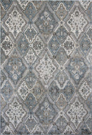 Rugs Silver Rug 3'3" x 4'7" Viscose Silver Area Rug 3806 HomeRoots