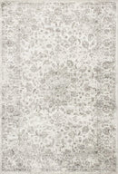 Rugs Silver Rug 3'3" x 4'7" Viscose Silver Area Rug 3826 HomeRoots
