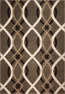 Rugs Silver Rug - 31" x 50" x 0.5" Stone Polypropylene Accent Rug HomeRoots