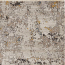 Rugs Silver Rug - 47" X 65" X 0.'25" Silver Polyester Rug HomeRoots