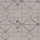 Rugs Silver Rug - 63" X 91" X 0.'25" Ivory/Silver Polypropylene / Polyester Rug HomeRoots