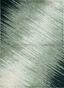 Rugs Silver Rug - 7'10" x 10'10" Polyester Silver Grey Area Rug HomeRoots
